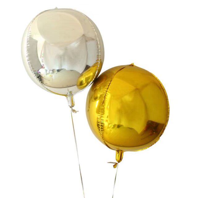 4D Stereo Mirror Aluminum Foil Balloon Birthday Party Wedding Arrangement Shop Window Decoration Domestic Balloon
