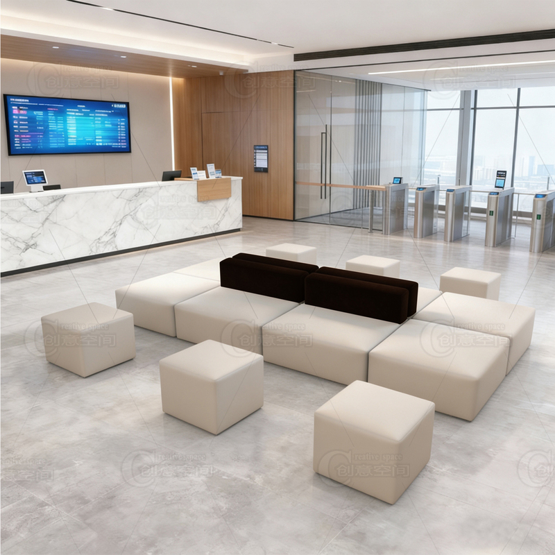 Simple Office Service Center Lobby Library Reception Negotiation Area Kindergarten Waiting Rest Area Sofa Simple Office Service Center Lobby Library Reception Negotiation Area Kindergarten Waiting Rest Area Sofa