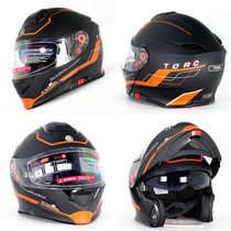 TORC motorcycle helmet open face helmet double lens anti-fog mens four seasons full cover motorcycle full helmet summer personality cool
