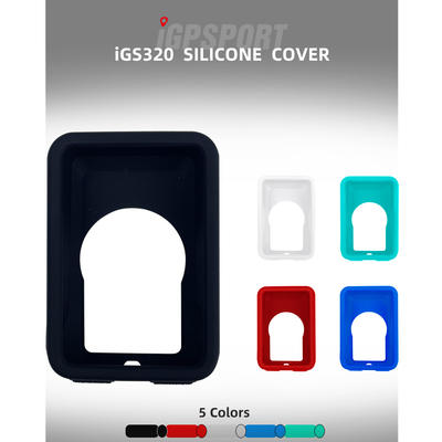 This color waterproof and shockproof silicone case is suitable for iGS320 number meter bicycle mileage protection and comes with a high-definition film