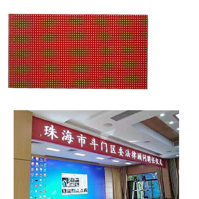 P10 Red - bottom white module board Led display scrolling crossword conference advertising factory low price direct sale