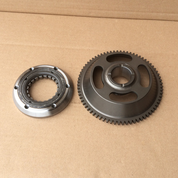 Applicable Mountain leaf Tianjian King YBR250 JYM250-2A Enlightsstarting disc Beyond the clutch body big teeth