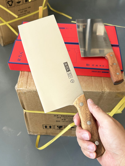 XMAN+ stock slicing knives, household kitchen knives, vegetable cleavers, 4 chromium stainless steel mulberry knives, only 1,300 pieces