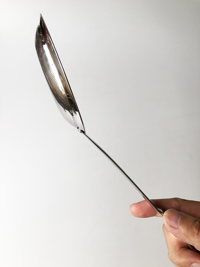 XMAN+ stock foaming spoon 304 stainless steel filter oil residue colander hot pot fishing spoon mesh screen foreign trade final order