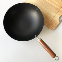 XMAN exports Japan household iron pot induction cooker gas stove wok flat bottom physical non-stick pan inventory tail goods