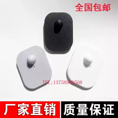 Anti-theft label Clothing door chain buckle Anti-theft hard label Supermarket anti-theft magnetic buckle Clothes anti-theft Black white generous door