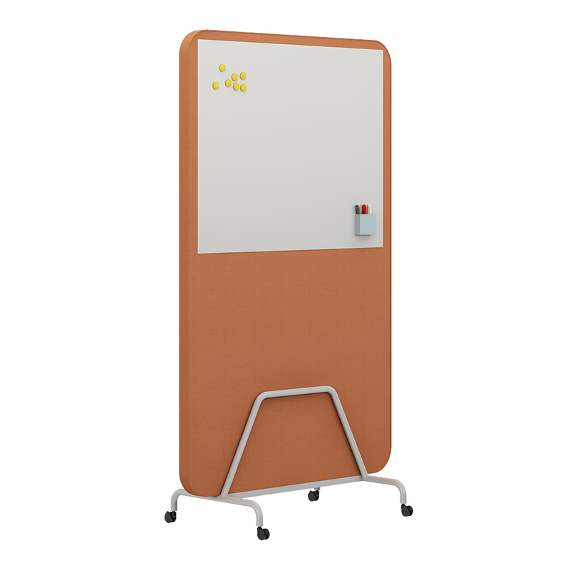 Mobile Office Whiteboard Screen Partition with Wheels, Movable Conference Room Whiteboard Stand, Open Leisure Area Writing Board Mobile Office Whiteboard Screen Partition with Wheels, Movable Conference Room Whiteboard Stand, Open Leisure Area Writing Board