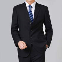 Spring and summer new middle-aged mens casual suit jacket middle-aged dads business one-piece casual suit mens top