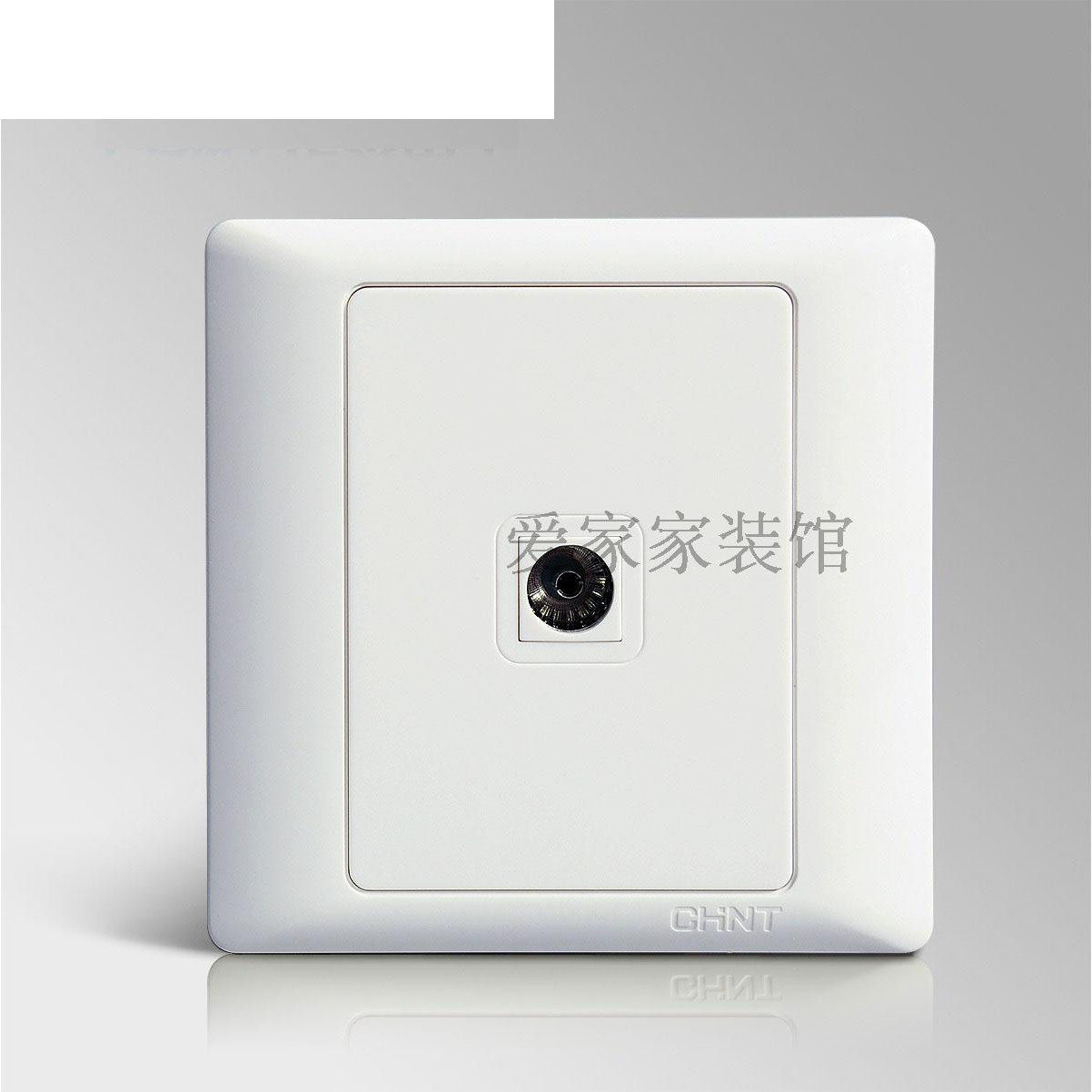 CHINT switch Wall switch Concealed socket panel NEW7G 86 type cable TV socket closed circuit