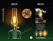 Bluetooth sound Nostalgic retro living room bedroom music Outdoor sound Mobile sound Creative bedside lamp