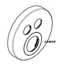 Hansgeyart accessories 15743000 thermostatic double function panel concealed shower head 2-way water out decorative cover hole cover