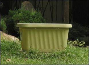 Rectangular balcony IRIS balcony fruit and vegetable planting basin 500 vegetable fruit and fruit pot balcony