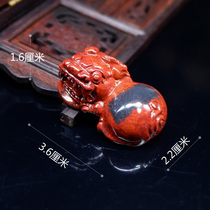Guilin Chicken Blood Jade Pixiu Overlord Pixiu Pendant Chicken Blood Stone Men and Women Bhikkhu 4462
