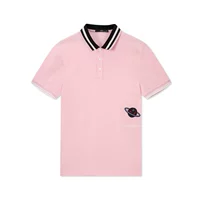 Spot 182224225 GXG nam 2018 hè mới xu hướng thời trang mới giản dị áo sơ mi ngắn tay áo sơ mi POLO áo kẻ nam