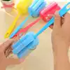 10-pack cup brush Bottle brush Kitchen brush Long handle sponge Wash cup Bottle brush Brush cup holder Cup brush Cleaning brush