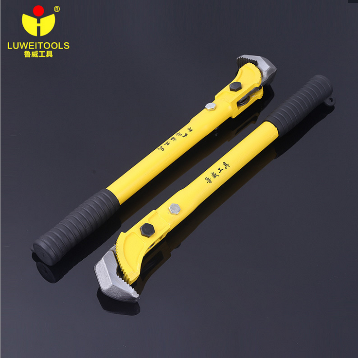 Hardware tools Quick pipe pliers Steel wrench Pipe pliers wrench Round pipe pliers Quick plate