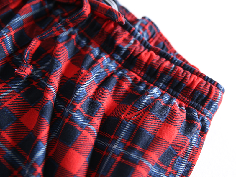 Quần pyjama cỡ lớn cho nam mùa xuân bằng vải nhung mỏng nhét túi cao eo rộng cộng với phân bón tăng 200 quần lửng nữ