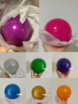 (Ready stock) Art Excellence Domestic Series Rhythmic Gymnastics Pearlescent Medium Ball 17cm Non-Returnable PVC Material