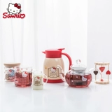 Hello kitty, милая посуда, чайный сервиз, комплект, термос, заварочный чайник
