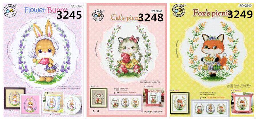 (Cat Cat Embroidery Workshop) R Line Kit--SODA SO-3245 3248 3249 Special Offer