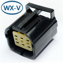 344267-1 with clip 174263-7 Domestic automotive wiring harness connector 6-hole connector