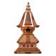 尼泊尔掐丝菩提塔特色手工艺品供具大全菩提宝塔超大号35cm