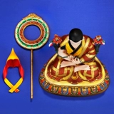 Непальское мастерство Тибетское мастер Тсонгхапа Мастер Будда Статуя Будды статуя бронзовой статуи статуи Тонга Хапа Будда 24,5 см