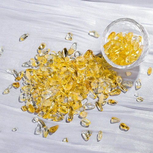 Manza Gemstone Shura 7 Gemstone Натуральные желтые кристаллы для манзанзай