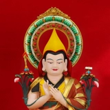 Непальское мастерство Тибетское мастер Тсонгхапа Мастер Будда Статуя Будды статуя бронзовой статуи статуи Тонга Хапа Будда 24,5 см