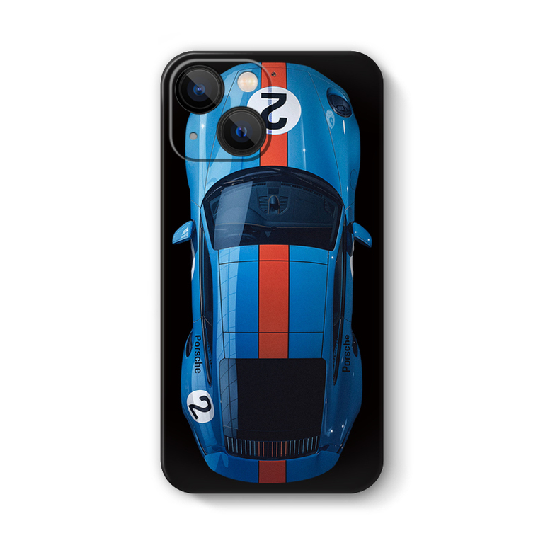 Porsche Motorsport Car Illustration New 15, 14, 13, 12 iPhone Case