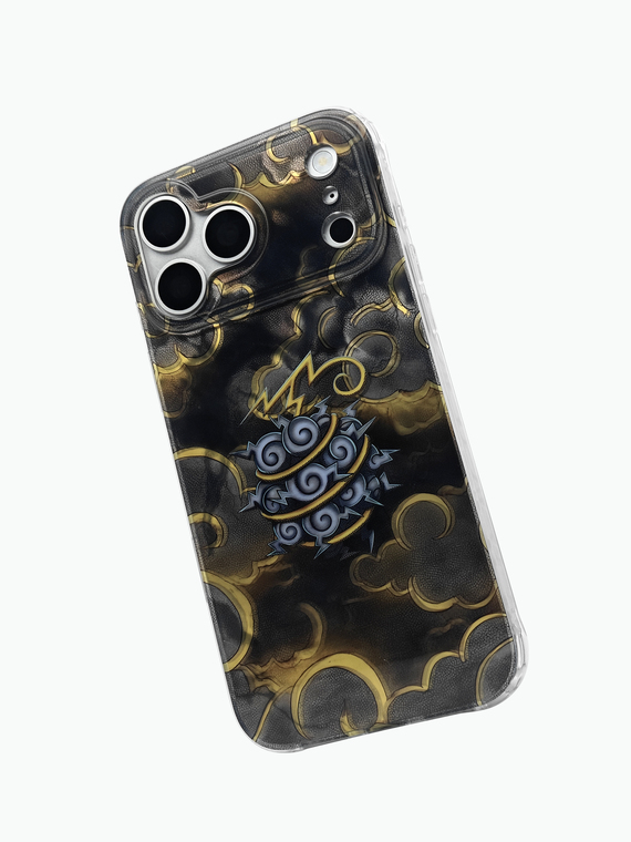 Stormy Sky Lightning Anime iPhone Case for iPhone 17, 16, 15, 14 and 13 - view 3