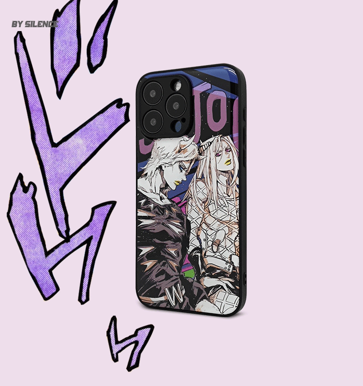 JoJo’s Bizarre Adventure Diego Funny Valentine Purple Art iPhone Case
