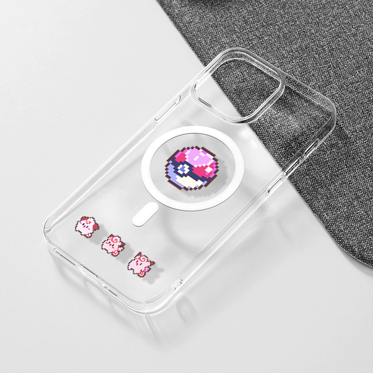 Pokemon Art Pokeball Charmander Red Blue Purple Phone Case