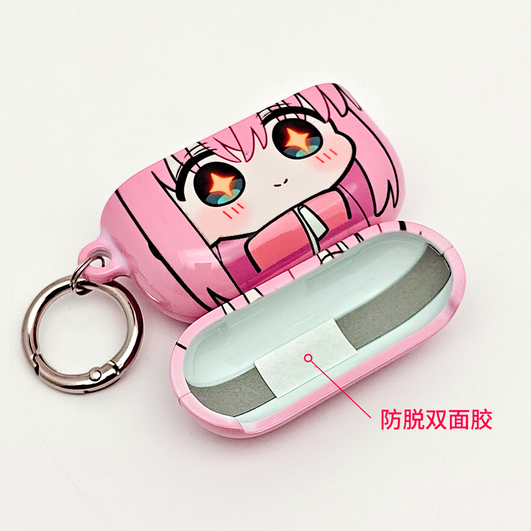 Bocchi the Rock! Starry Eyes iPhone Anime Cute AirPods Case for AirPods 4, AirPods 3 & AirPods Pro 3 and 2 - view 4