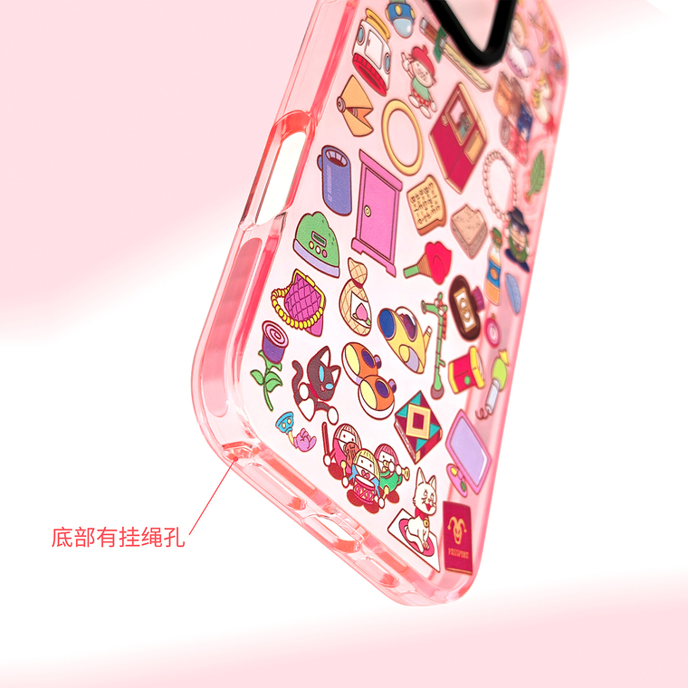 Cartoon Illustration 17/16 Pro Max For Girls iPhone Case