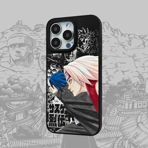 Naruto Sasuke Sakura Dynamic Anime iPhone Case