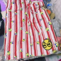 Korean baby blanket baby thickened thermal blanket can be spread and covered 100 long 75 wide one side plush and one side pure cotton