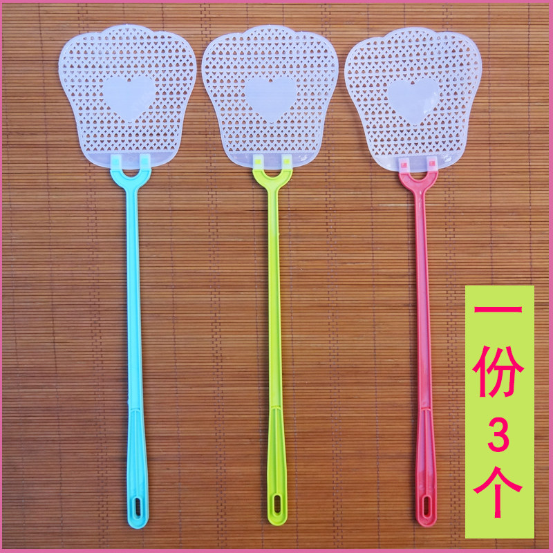 Home Large size Large size Size Plastic Pale fly swatter Boiled Glue Pat fly swatter manually beating mosquito slapping fly cute
