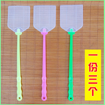 Summer household long-handled plastic fly swatter mosquito swatter fly Pat soft mosquito Pat fly kill mosquito hand tool