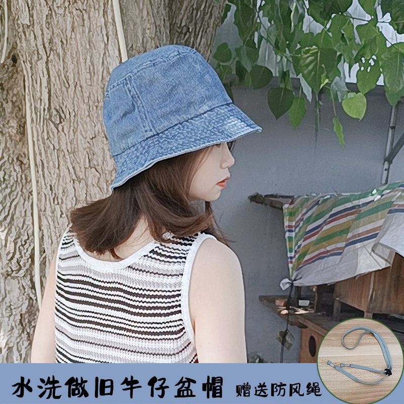 Cowboy fisherman's hat spring and autumn leisure shade adjustable water and sun protection large-code flat-top pot cap