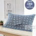 Jie Li Ya khăn gối cao cấp cotton dày một cặp khăn gối 100% cotton mùa đơn khăn gối đôi dành cho người lớn vỏ ga gối Khăn gối
