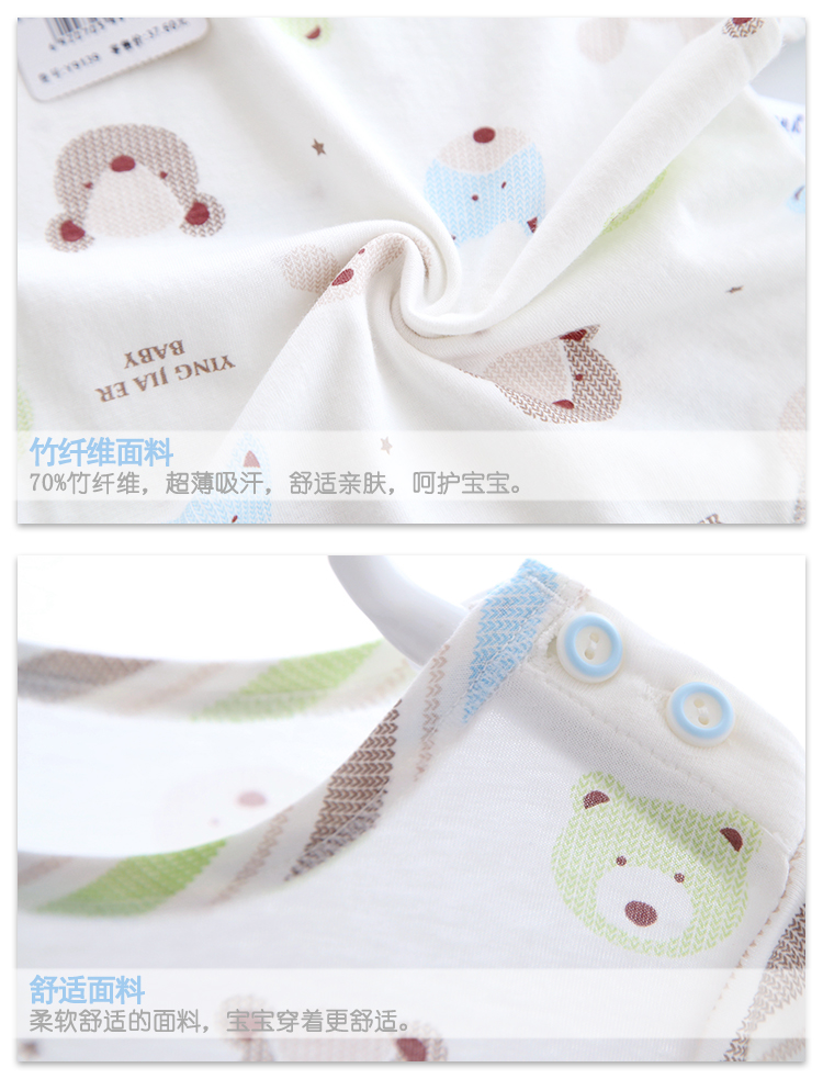 Bé tam giác quần áo ngắn tay mùa hè cotton sơ sinh túi rắm quần áo phần mỏng romper nam giới và phụ nữ bé onesies body suit cho bé