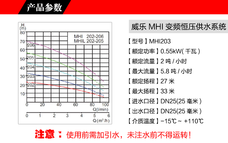 德国威乐家用自来水增压泵