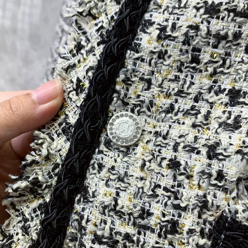 Небольшая трендовая брендовая элитная куртка, в стиле Шанель, в корейском стиле