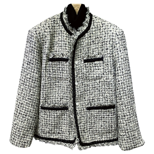 Небольшая трендовая брендовая элитная куртка, в стиле Шанель, в корейском стиле