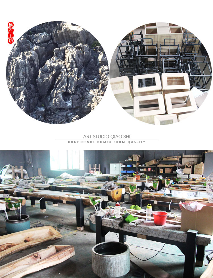 Sản phẩm mới mới Trung Quốc gỗ rắn Zen bàn ghế kết hợp cá tính hiện đại tối giản Elm trà phân nội thất tùy chỉnh - Đồ nội thất thiết kế ghế sofa giường kéo