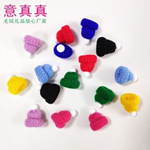 Factory spot mini finger cap DIY color wool small hat bow bottle decorative cap