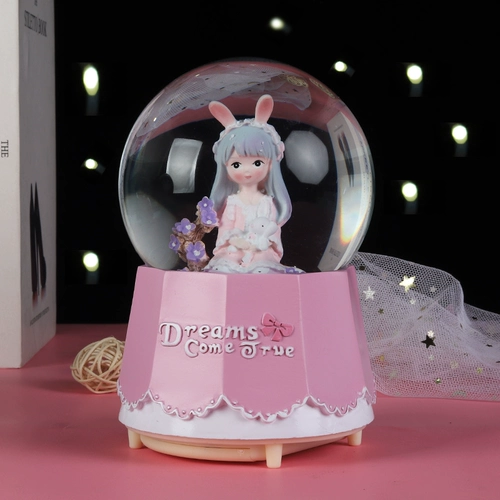 Музыкальная шкатулка для детского сада, подарок на день рождения, со снежинками