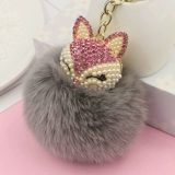 Ключи от машины, брелок, креативная сумка через плечо, плюшевая милая кукла, лиса, енот, Южная Корея