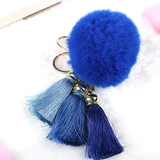 Ключи от машины, брелок, креативная сумка через плечо, плюшевая милая кукла, лиса, енот, Южная Корея